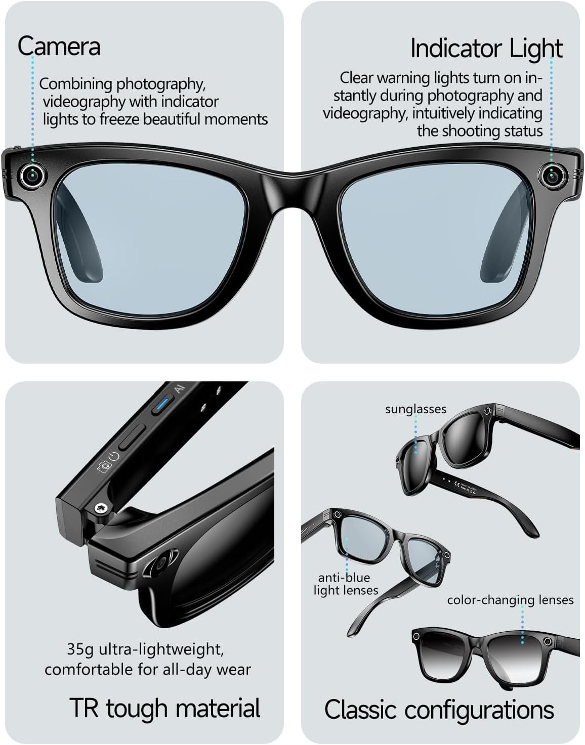 NexLens Vision AI™ Smart Glasses